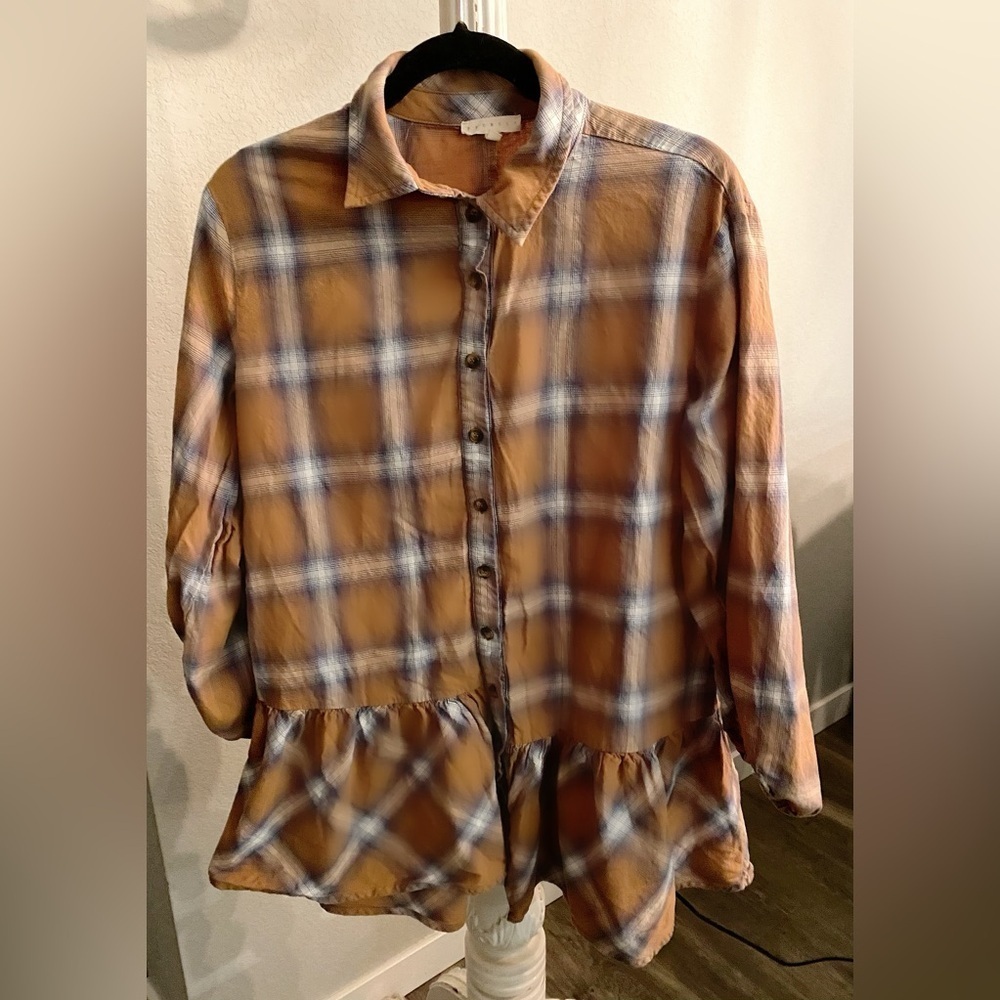 Super Cute Plaid Baby Doll Drop Waist Dress - Size Medium 🔥🔥🔥 HOST PICK 🔥🔥🔥 - Picture 3 of 7